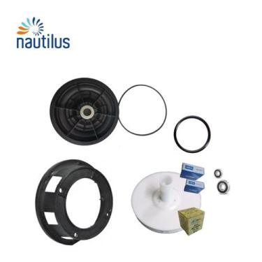 Imagem de Kit Manutenção da Bomba NBFC-2 Nautilus + Rotor + Selo + Rolamentos + 