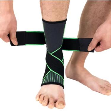 Imagem de Tornozeleira de Compressão Elástica Ajustável Esportes - Hxt