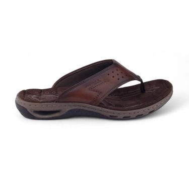 Imagem de Chinelo Masculino Pegada 131663 Couro Anilina Amortech