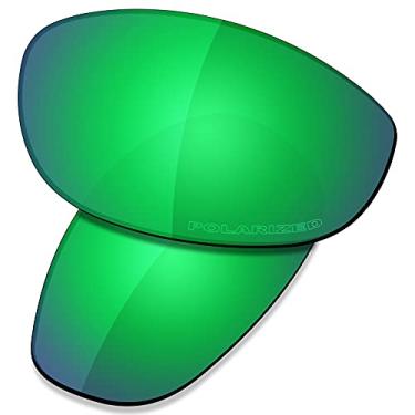 Imagem de SAUCER Lentes de reposição premium para óculos de sol Oakley Monster Dog High Defense - Verde Jade polarizado