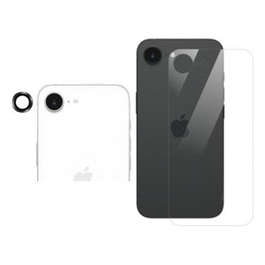 Imagem de Kit Proteção com Câmera Easy e Traseira Gel P/ iPhone 16e 5G - Smart S