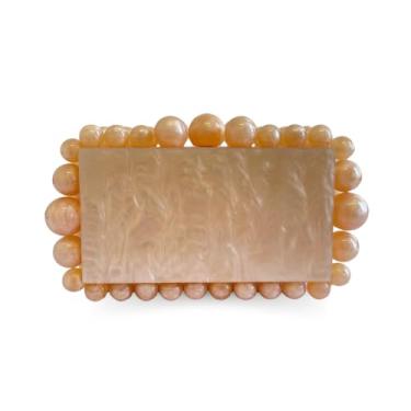 Imagem de Bolsa Clutch Carteira De Festa Blogueira Ostentação Faby (Champanhe)