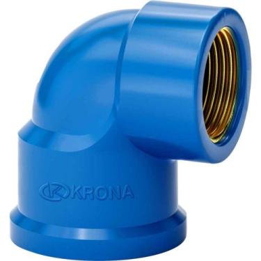 Imagem de Joelho 90 de solda bucha latão rosca 20mm x 1/2 Krona ref 497