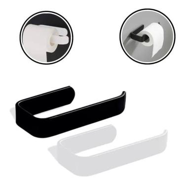 Imagem de 2X Suporte Porta Papel Higiênico Parede Adesivo 3M Premium