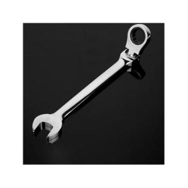 Imagem de 1 conjunto de chaves catraca | Cabeça flexível de uso duplo, aço cromo vanádio, ferramentas manuais automotivas, 0,6 cm