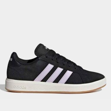 Imagem de Tênis Adidas Grand Court Base Alpha Feminino, Preto, 35