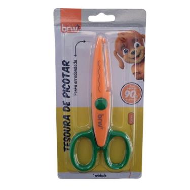 Imagem de Tesoura De Picotar Papel Formato Curva - Brw