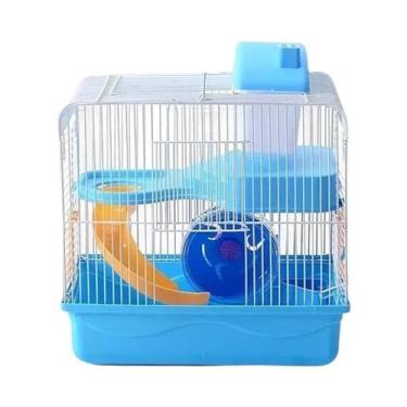 Imagem de Gaiola Para Hamster De 2 Camadas Com Visão Clara, Casa Para Pequenos A