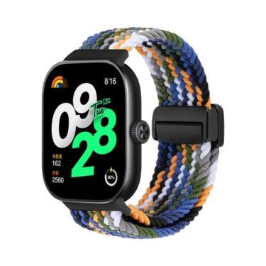 Imagem de Pulseira De Nylon Trançada Magnética Ajustável Para Redmi Watch 5 4 E 
