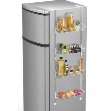 Imagem de Prateleira Modular para Geladeira e Parede Arthi Porta Tempero Aliment