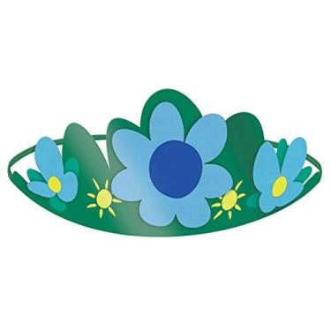 Imagem de Coroa de papel Tiaras Poppy World Tour da amscan Trolls - 8 peças