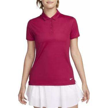 Imagem de Nike Camisa polo feminina Victory Dri-Fit Golf, Vermelho nobre, G