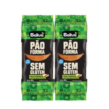 Imagem de KIT 2 Pão de Forma Sem Glúten Sem Lactose 400g - Belive (Multigrãos 2 Unid.)