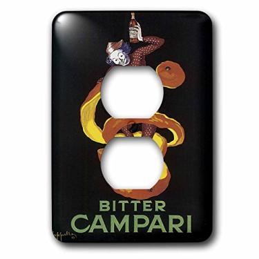 Imagem de 3dRose LLC lsp_129954_6 Vintage Bitter Campari European Art Advertising Poster 2 Plug Outlet Cover