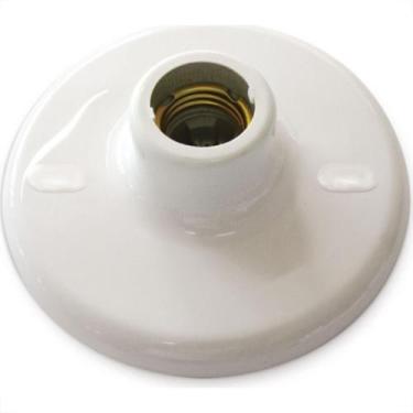 Imagem de Plafon Decora Pvc Blumenau Branco Soquete Porc.
