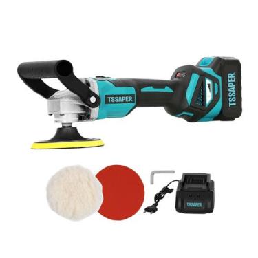 Imagem de Politriz Automotiva Angular 125mm com 6 velocidades a Bateria de 21V T