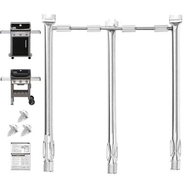 Imagem de Utheer 69787 Tubo de queimador de grelha de 45,7 cm para Weber Spirit série 300, Spirit E310 S310 E320 S320 E330 S330 SP330 (2013 e mais recentes), Grelhas Spirit II E310 com controle frontal,