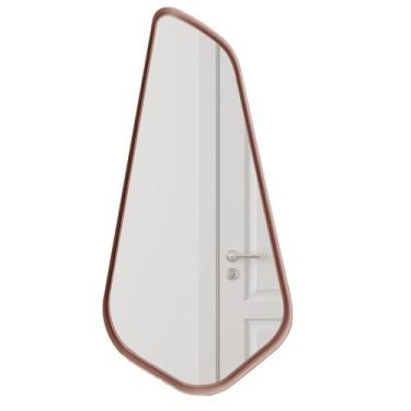 Imagem de Espelho Orgânico 155cm X 79cm Moldura Mdf Bali Euronobre