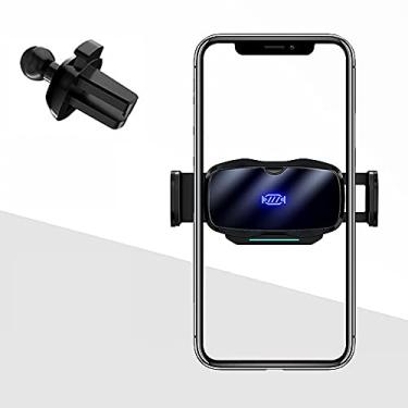 Imagem de Suporte de celular para carro com braçadeira dupla de tamanho ajustável, suporte compacto e durável, compatível com iPhone, Samsung Galaxy, LG, Pixel e todos os smartphones