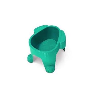 Imagem de Comedouro Bebedouro Elevado para Cães – Pequeno 300ml e Grande 1000ml, Postura Correta e Conforto(Verde,Par 300 ML)