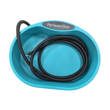 Imagem de ＡＷＨＡＯ Tigela de água Aquecida para Cães E Gatos, Tigela Aquecida para Cães de Exterior, 3,7 L, Termostática, Automática, para Clima Frio.