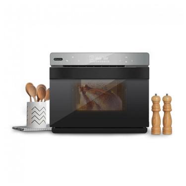 Imagem de Forno Elétrico de Bancada 40L com Controle Digital, Aço Inoxidável, 110V 1300W, Whynter TSO 488GB, Preto