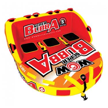 Imagem de Boia Rebocável Aquática para 3 Pessoas, WOW Sports, Vermelha