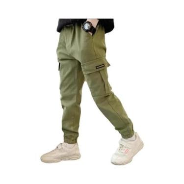Imagem de Calças Casuais Longas Para Meninos, Estilo Primavera-Outono, Para Cria
