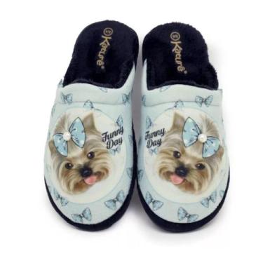 Imagem de Pantufa kature  ref:304 - Katurê, Marfim, Preto, 25
