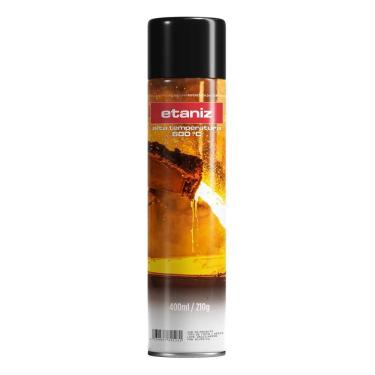 Imagem de Spray Preto Fosco  Etaniz  400ml – Alta Durabilidade e Fixação