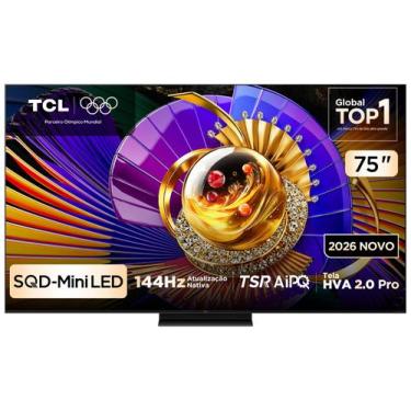 Imagem de Smart TV 75" TCL 4K UHD SQD-Mini LED 75C7L Google TV 2026, 75"