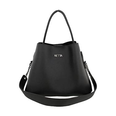 Imagem de Bolsa Feminina Ombro/Mão Retta Oficial (Preto)