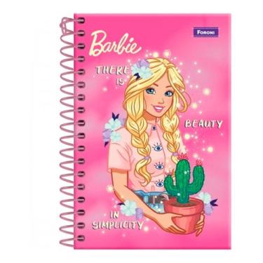 Imagem de Caderno Universitário Barbie Capa Dura 10 Materias 160 Fls