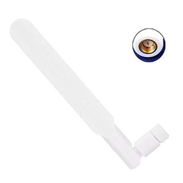 Imagem de Antena de Banda Dupla, 2.4G/5G/5.8G 8d Dual Band Wireless WiFi Antena Para Roteador Antena Omnidirecional (Branco)