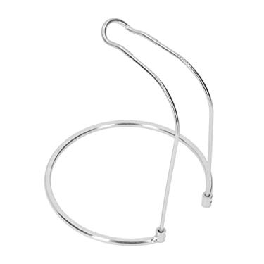 Imagem de DOACT Suporte de equipamento de pesca, suporte de carretel de pesca de aço inoxidável para armazenamento (prata)