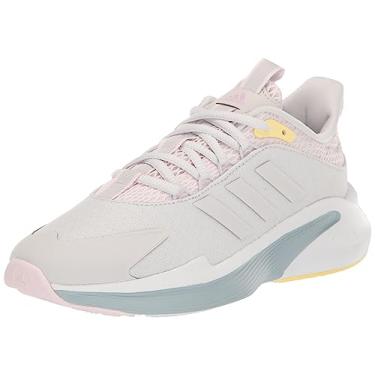 Imagem de adidas Tênis feminino Alphaedge +, Cinza traço/cinza/quase amarelo, 36