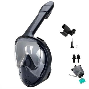 Imagem de Máscara Subaquática de Mergulho Full Face Gold Sports Com Snorkel