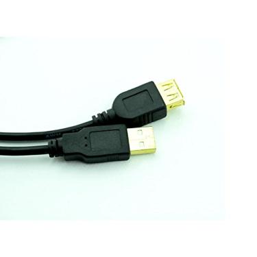Imagem de Cabo extensor USB 1,80m A macho x A fêmea