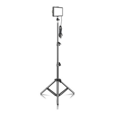 Imagem de Ring Light LED Painel de Vídeo Luz Fotografia Iluminação Kit de Lâmpada para Estúdio Fotográfico Streaming ao Vivo com Tripé 4 Cores Luz de Selfie (Cor: 8 polegadas - 100 cm)