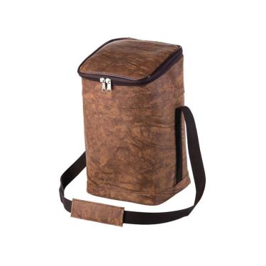 Imagem de Mochila Térmica Wine Bag Porta 4 Garrafas Cooler Bolsa Alça