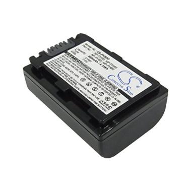 Imagem de Derrlrmg Bateria de 650 mAh compatível com Sony NP-FH30, NP-FH40, NP-FH50, NP-FH60 DCR-DVD605, DCR-DVD605E, DCR-DVD610, DCR-DVD653, DCR-DVD653E, DCR-DVD703, DCR-DVD703E