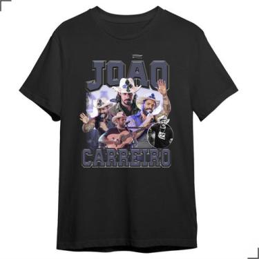Imagem de Camiseta Em Homenagem João Carrero Moda Viola Eterno Cantor - Asulb