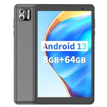 Imagem de NEWISION Tablet 8 polegadas,Tablet Android 13 8GB RAM(4+4Expand) 64GB ROM,1TB Expandir Tablet PC 1280x800 HD IPS Tela 5000mAh Bateria,Câmera dupla,Tablet com Bluetooth e WiFi,Tipo C,Tableta（Cinza）
