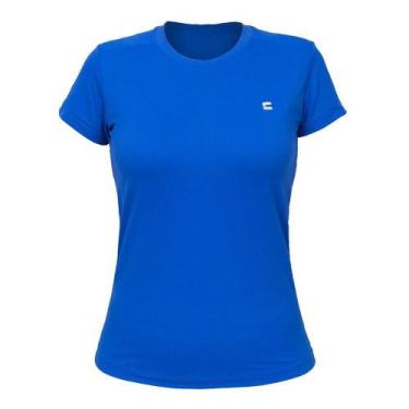 Imagem de Camiseta Feminina Curtlo Active Fresh Azul Royal