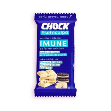 Imagem de Chocolate Chock Imune Cookies & Cream Sem Açúcar 216G