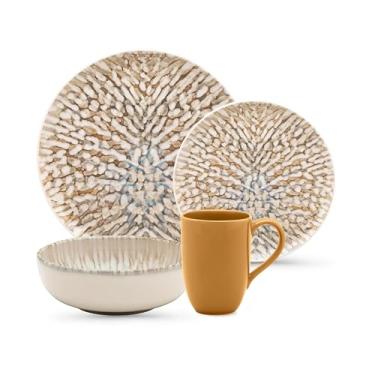 Imagem de Oxford Aparelho De Jantar E Lanche 16 Peças Flat Leopardita