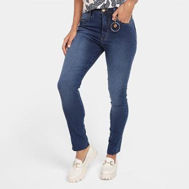 Imagem de Calça Jeans Skinny Morena Rosa Isabelli Cintura Alta Feminina-Feminino
