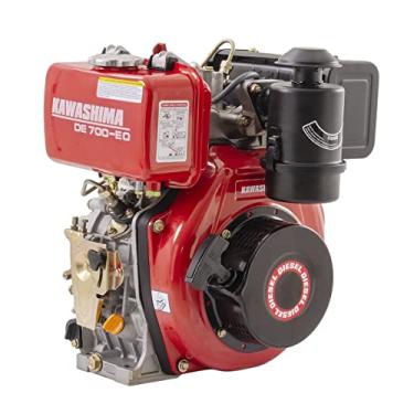 Imagem de Motor Estacionário Kawashima DE-700EO, diesel, 296cc, 7hp, c/part.elétrica, c/filtro ar a óleo, tq 3,5 lts