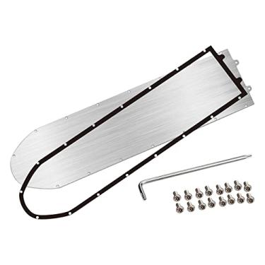Imagem de Almencla inferior da bateria, escudo do chassi da scooter elétrica protege peças licencia de aço inoxidável, para G30 Max