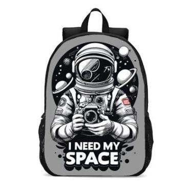 Imagem de MOCHILA ESCOLA INFANTIL JUVENIL ANIME I NEED MY SPACE-Unissex